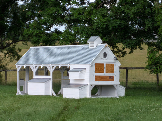 16ft Deep Litter Coop with all options