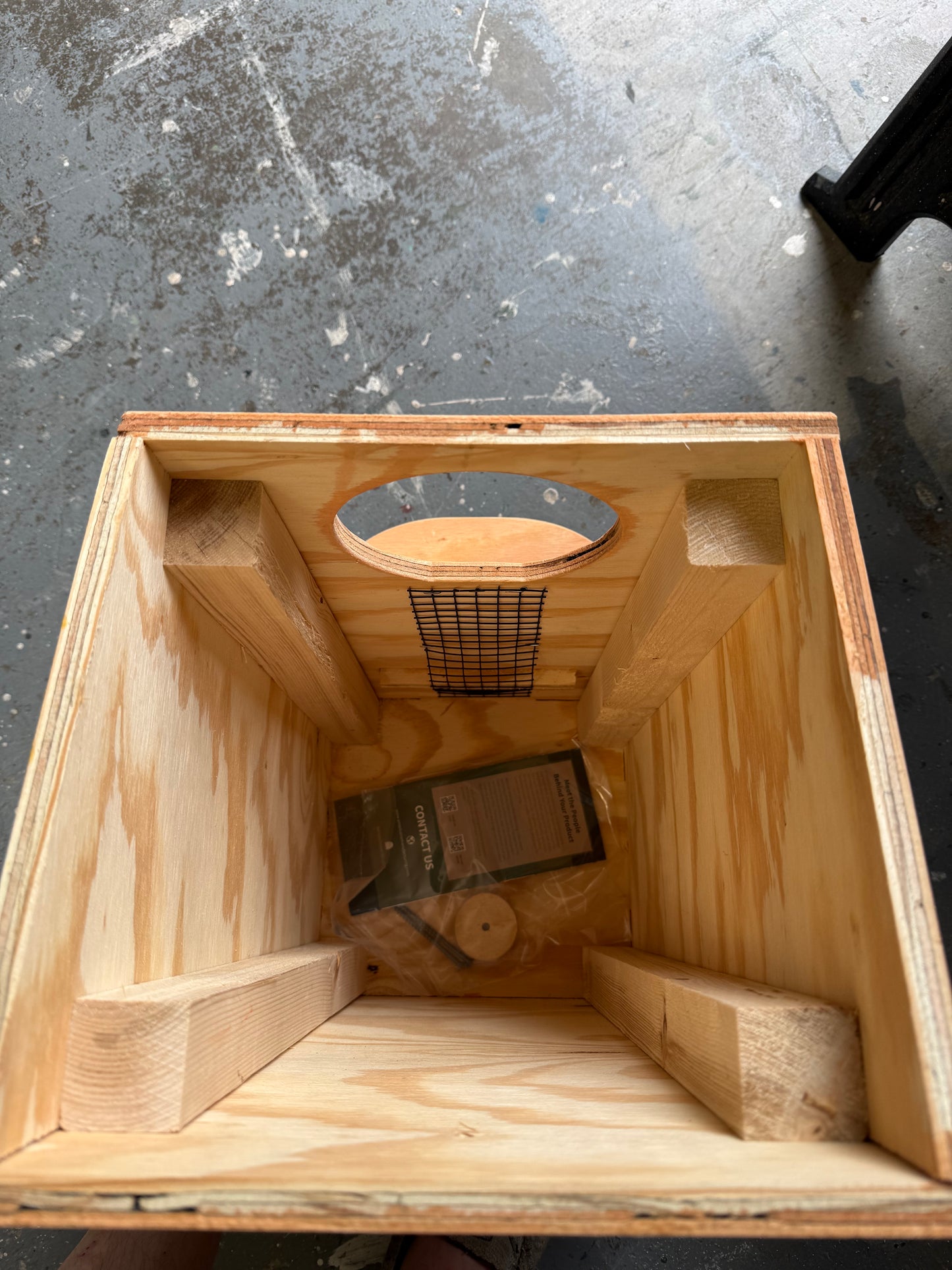 Owl House Kit | Screech Owl Nesting Box | DIY Wooden Owl House | Weatherproof Owl Box Kit | Easy Assembly Birdhouse Kit