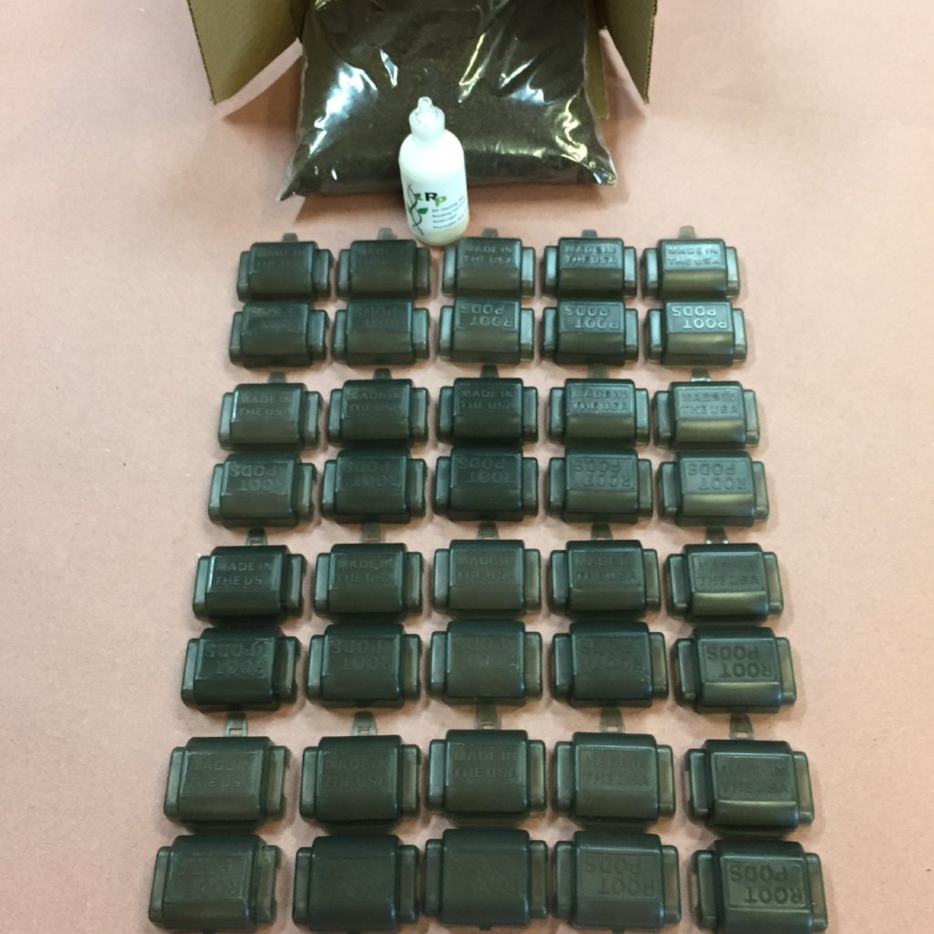Root Pods Pro Kit, 20 pods, 100 ml RP Cloning Gel and our Blended Soil ...